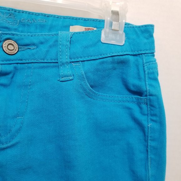 Arizona jeans 5 Super Skinny brightly colored denim stretch low rise waist - Picture 4 of 13